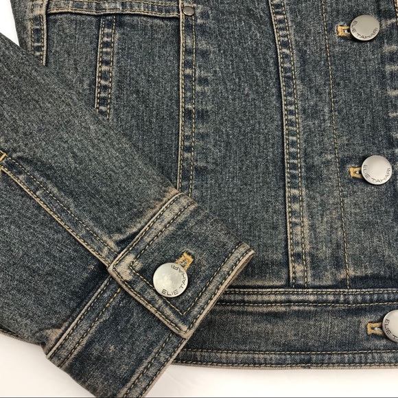 ELIE TAHARI Designer Denim Jean Button Jacket - Picture 3 of 5